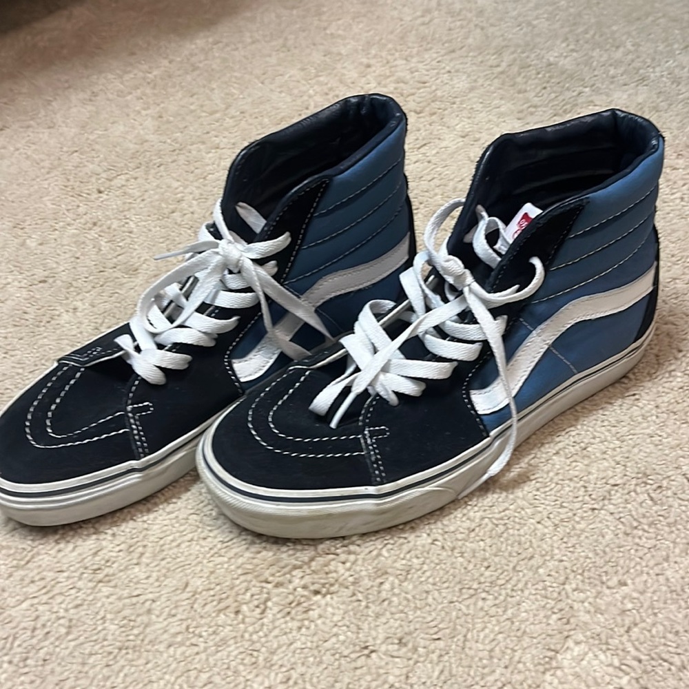 Vans Blue SK8-HI Sneakers Men Size 8.5